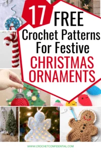 17 Festive and Free Crochet Christmas Ornament Patterns
